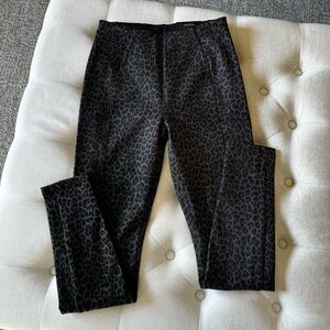 Liverpool Ponte Knit Leopard Print Pants NEW
